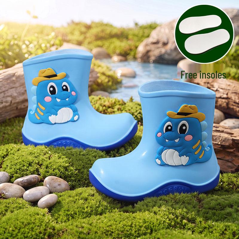 Children's Cartoon Rain Boots - Cute & Waterproof for Boys, Girls, Toddlers, and Infants