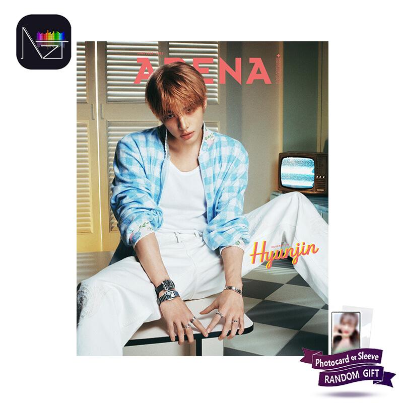 

[ПРЕДЗАКАЗ] Arena Homme+ B ver. июнь 2025 г. (Покрытие: Хёнджин из Stray Kids) 1PCS