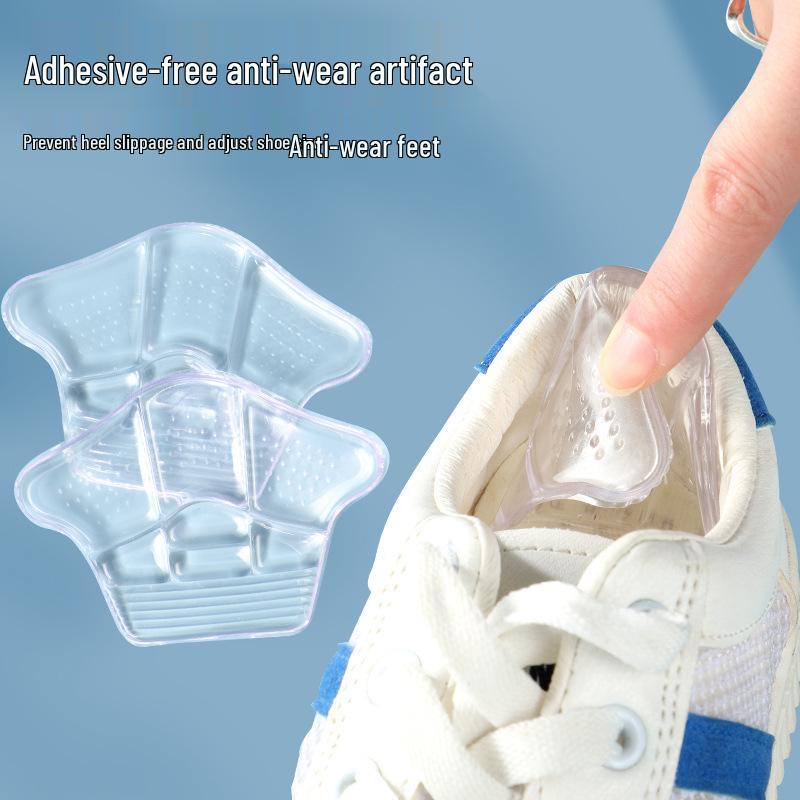 Damen Silikon Anti-Rutsch Komfort Fersenpolster - Abriebfest, Keine Beschädigung, Halbe Größe, Klebstofffrei