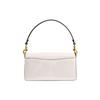 Coach Tabby 20 Embossed Classic Monogram Flap Logo Lock Hardware Patent Leather Handbag Small Women handbag White CM556-B4HA