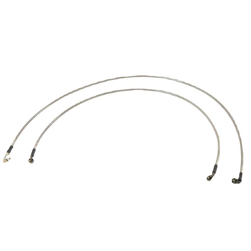 Extended Front Rear Brake Lines 1068 Braided Brake Hoses for Polaris RZR 800 S 4 800 XP 900 570 ATV UTV