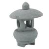 Pagoda Lantern Statue Sandstone Chinese Building Ornament Miniature Pagoda Model for Fish   Landscape