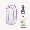 Colorful Pvc Transparent Out Bag Protector Case Organizer Box Keychain Doll Accessories ideal for 17cm Dolls Outdoor Display Bag