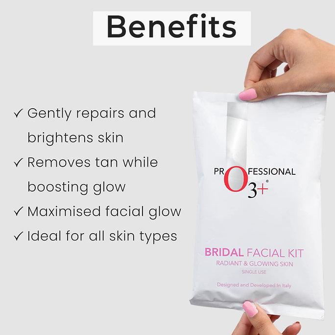 O3+ Bridal Facial Kit for Radiant & and Niacinamide -for All Skin Types,60+69ml