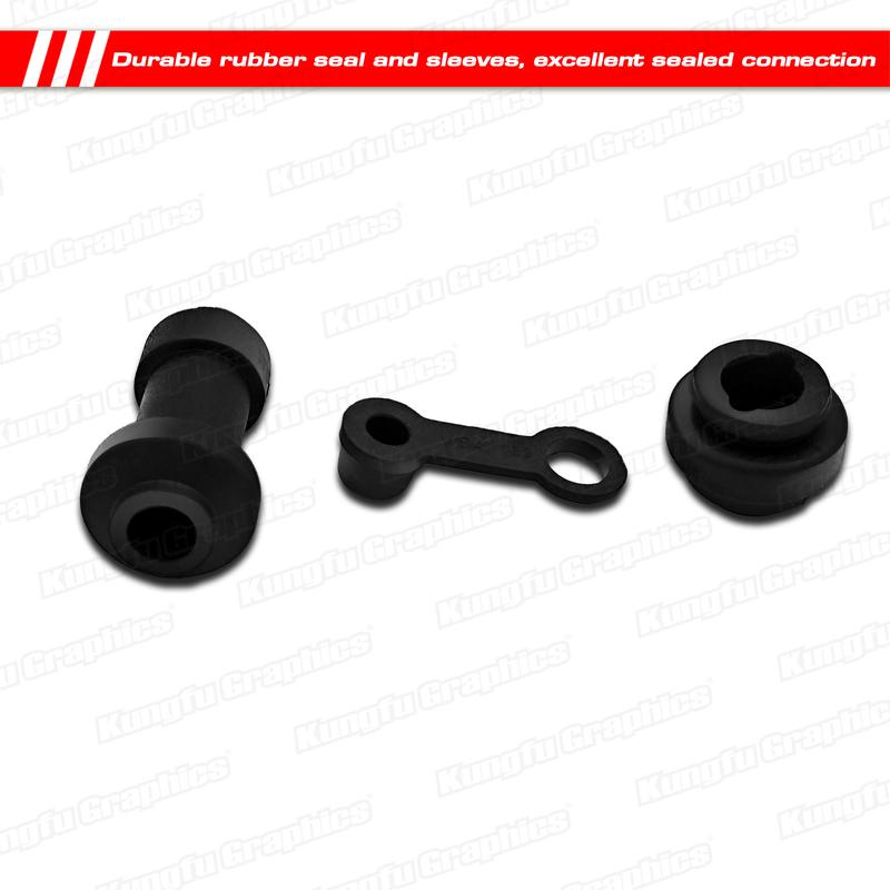 Motorrad Hinterradbremse Reparaturkit Bremssattelschrauben Bolzen Bremssystem für Nissin/NISIN Bremssattel CRF KXF YZF RMZ