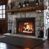 Hearth Rugs for Fireplaces Fire Resistant Mat, 42x24 Inches Fireproof Fireplace Mat Hearth Area Rug, Hearth Pad for Wood Stove Fireplace