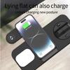 Foldable 6 In 1 Wireless Charger Stand For iPhone 15 14 13 12 11 X Apple Watch 8 7 6 5 4 3 2 Airpods Fast Charging Dock Station