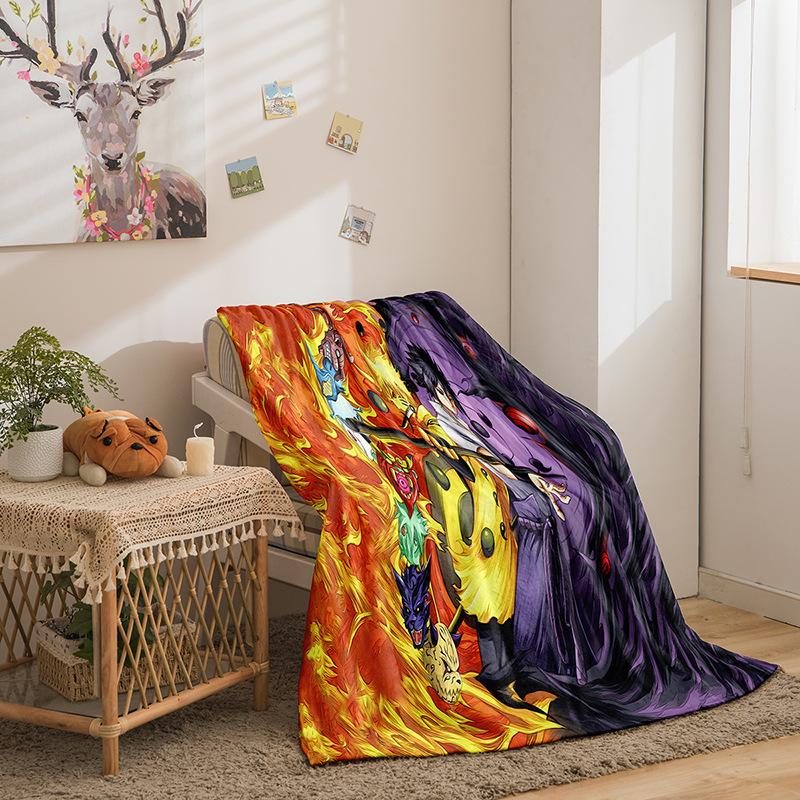 Series Flannel Fleece Blanket 3D Printed Sofa Blanket Thickened Blanket