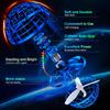 Magic Hover Orb Ball Toy with Colorful Light 360-degree Rotating UFO Sphere Remote Control Night Flying Drone Boomerang Fidget Spinner Indoor Outdoor