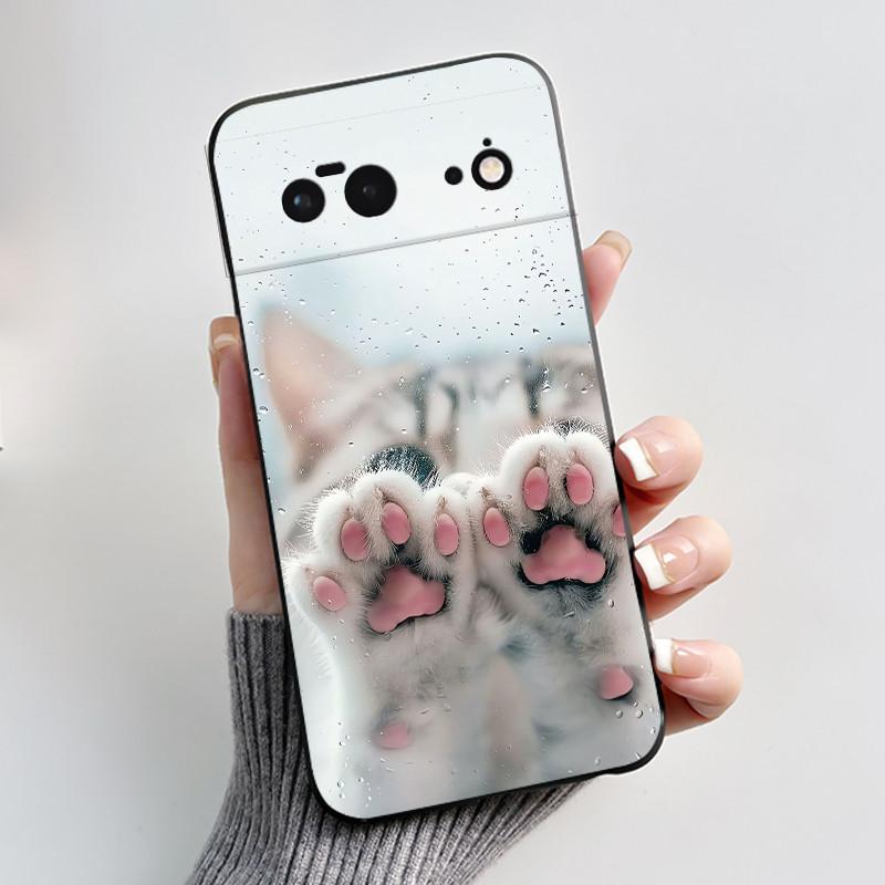 Coque Pour Google Pixel 6 6A 6Pro Pixel6 Pro Pixel6A Coque Luxe Mignonne Cool Garçons Filles Noir Mat Mince Souple Silicone Arrière Cover