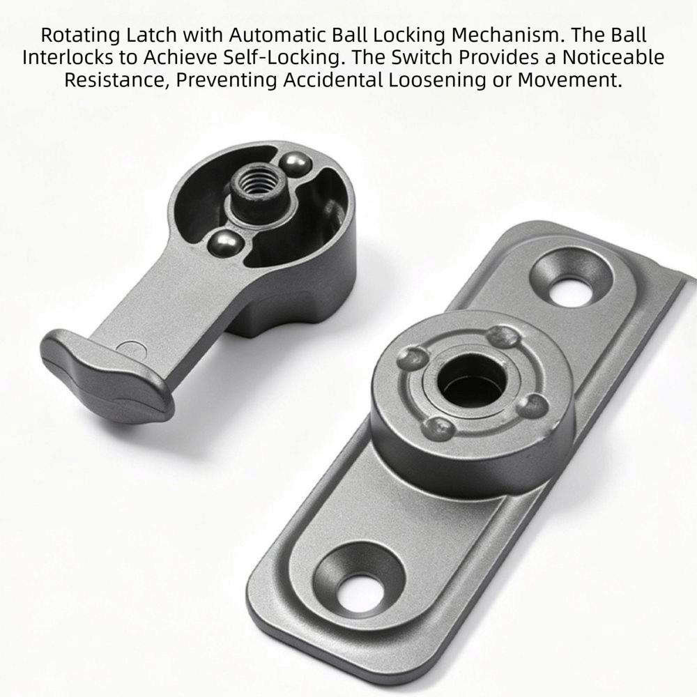 Zinc Alloy Anti-theft Door Buckles 90/180 Degree Door Latch Security Bolt Latch  Window Latch