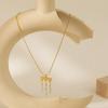 Stylish Geometric Alloy Necklace Featuring Trendy Pearl Pendant And Chic Tassels