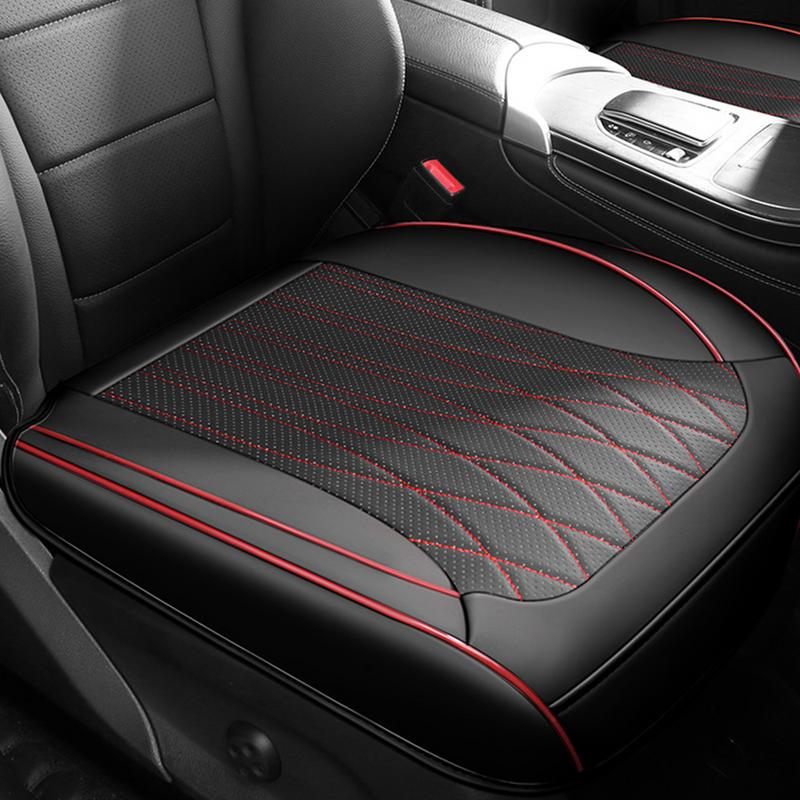 Cojín para asiento de conductor de automóvil, asiento elevador para conducción de automóvil, cojín antideslizante para silla de automóvil, cómodo cuero sintético para varios asientos