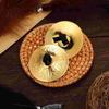 2/4pcs Copper Finger Cymbals Small Finger Cymbals Belly Dancing Mini Cymbals Musical Instrument Saucers