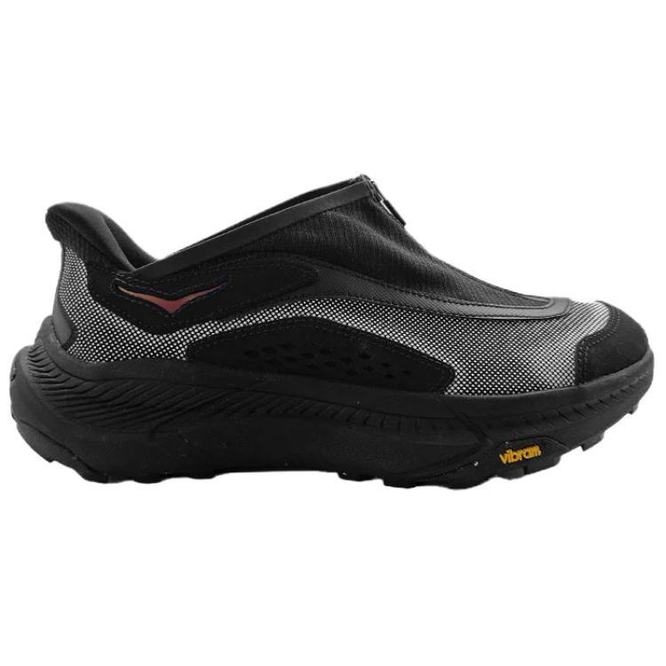 HOKA ONE ONE PROJECT TRANSPORT Abrasion Resistant Low top Casual Shoes Unisex Black 1168953-BWHT