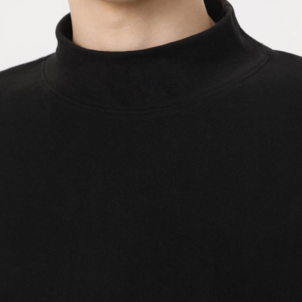 Men's Casual Long Sleeve T-shirt Gentlemen Loose Pullovers Autumn Shirts Male Tops Dralon