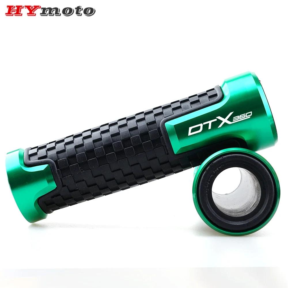 

Motorcycle CNC Accessories Rubber Handbar Grips 7/8 22MM Handle Bar For KYMCO DTX 360 125 125i 350i DTX360 2021 2025 Universal зелёный
