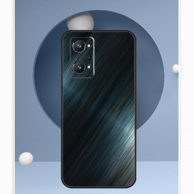 Brushed Metal Texture Steel Print For Realme C55 C33 C30 C21Y 10 Pro Plus GT Neo 5 3 3T Case For OnePlus 11 10 Pro Nord 2 2T