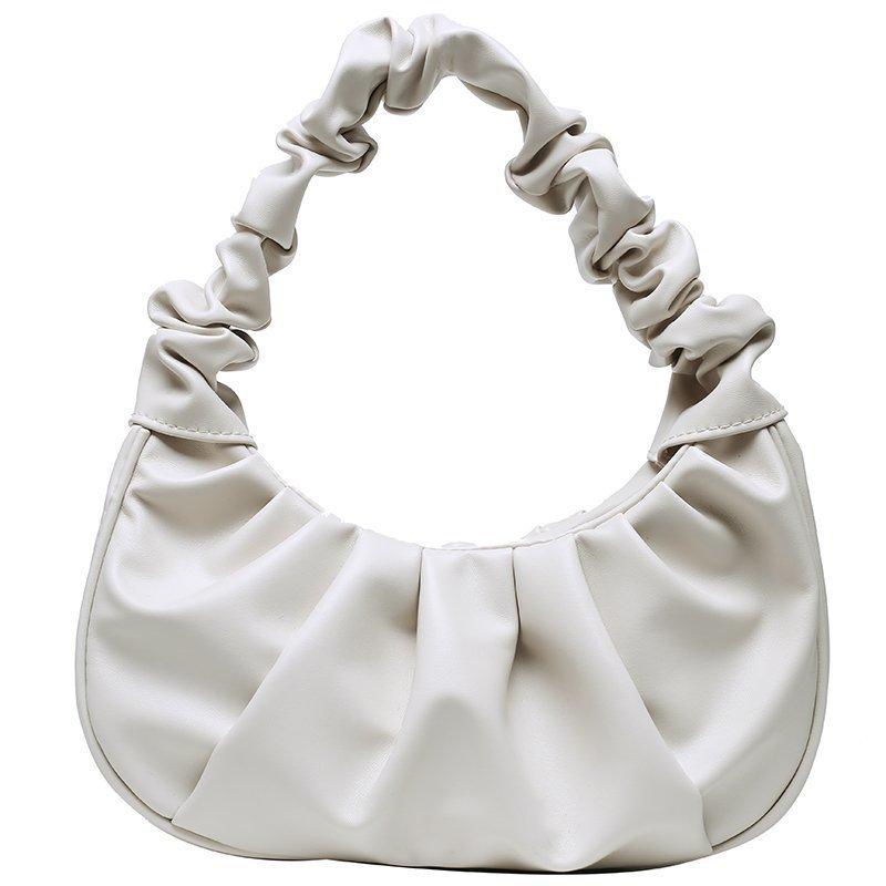 Cloud pleated bag women's spring new armpit bag fashion shoulder handbag bag