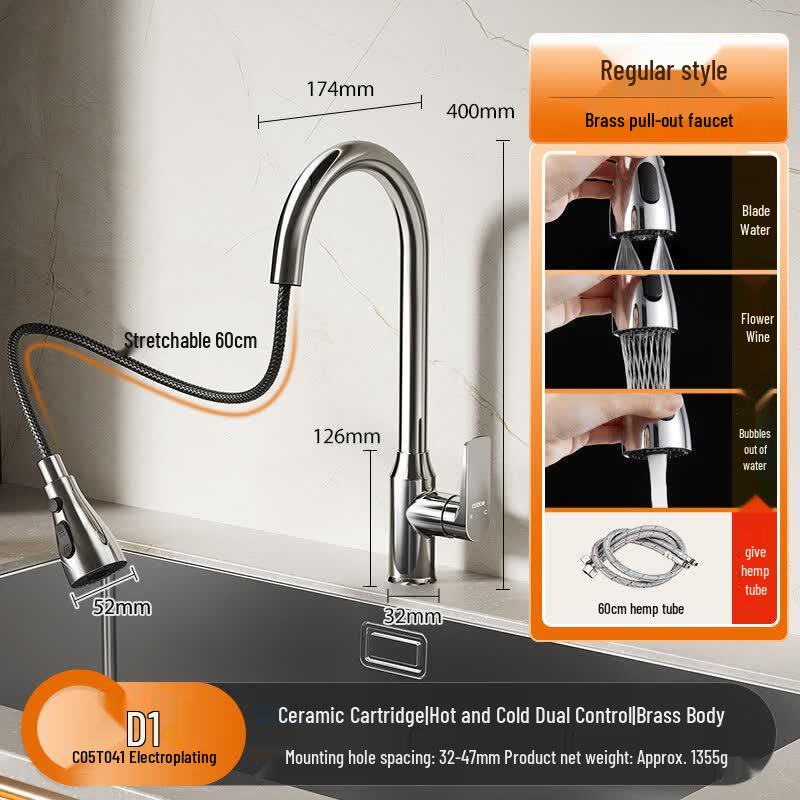 Aokewen 3-Function Kitchen Faucet