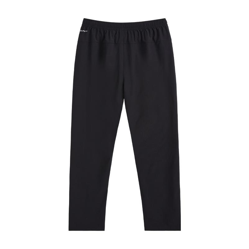 Li-Ning Fashionable Versatile Comfortable Outdoor Simple Knitted Sports Pants Unisex Bottoms Black AYKV819-1