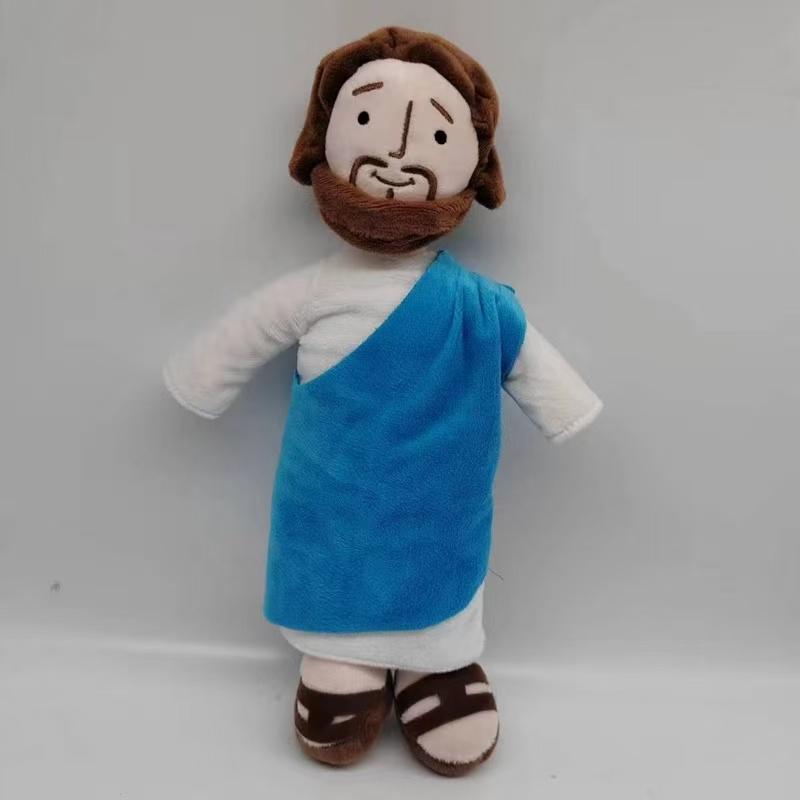 

32cm simulation new Arab stuffed plush toy figurine, cartoon anime cute doll, Jesus praying to God home decoration
