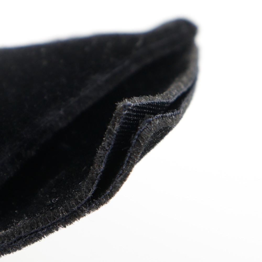 Chanel Camellia Ribbon Valletta black/White Velor Ribbon Women Used