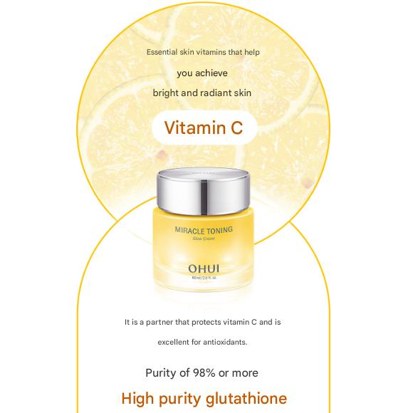 Ohui Miracle Toning Glow Cream (60ml) (3 Options)