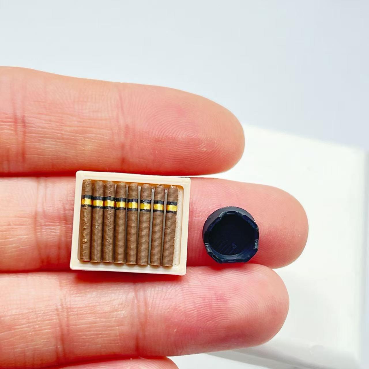 12-Minute Miniature Cigar Set for Dollhouse BJD Toy Scene Decorations