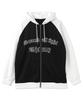 WEGO Whinny Everyday Snowball Fight Korean Big Size Black Hoodie, Fleece-Lined, Outerwear, Sweatshirt, Top, Coat, Cute, Girly, Style, Silhouette,