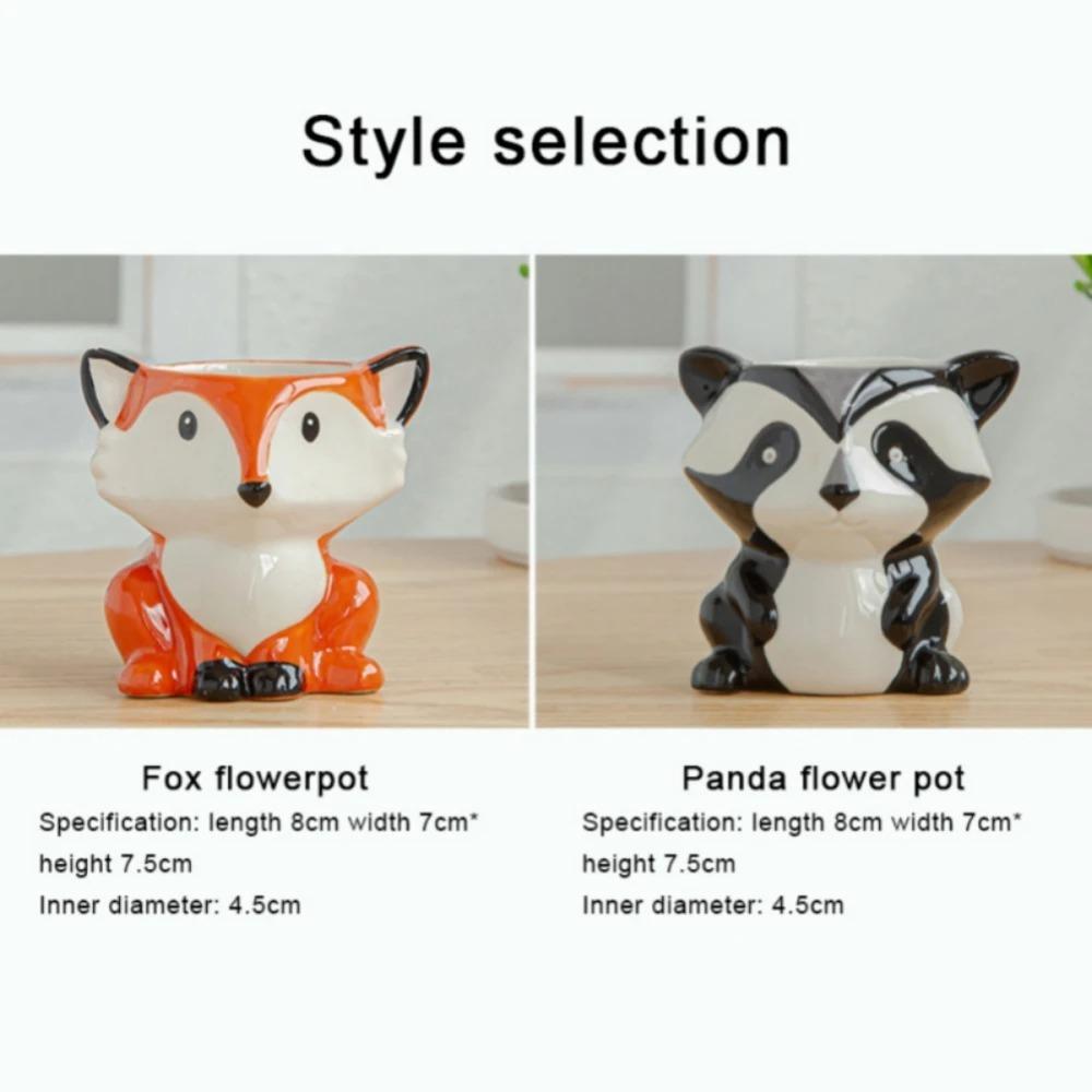 Cute Animal Animal Plant Pot Garden Decor Cactus Potted New Ceramic Succulent Planter