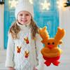 Christmas Iron On Patches 3D Festive Soft Plush Decor Craft Santa Claus Christmas Clothes Patches for Family Friends Home