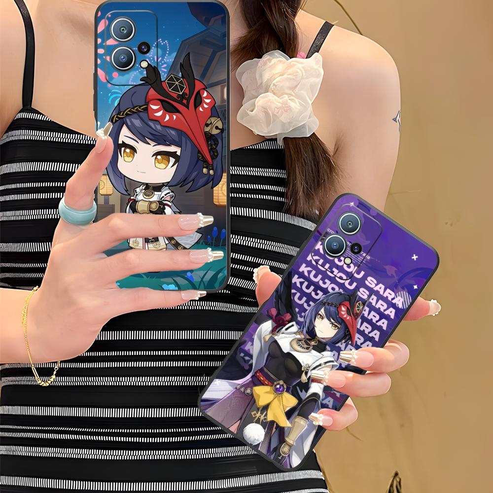 Spiel GI Kujou Sara Handyhülle für Huawei P60 P50 P40 P30 P20 P10 P9 P8 Pro Lite Plus Bunte Druckabdeckung Luxusabdeckung