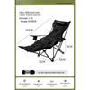 ZISIZ Padded Folding Outdoor Camping Recliner
