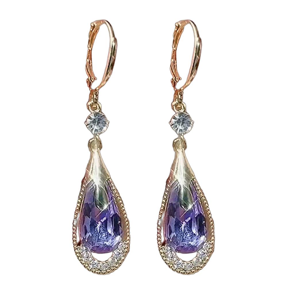Elegant Water Drop Earrings Office Wear Earring Fashion Party Jewelry Statement Earrings Suitable for Various Occasion