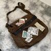Vintage Casual Crossbody Bags Women Preppy Style Patchwork Messenger Bag Female Harajuku Grunge Aesthetic  Handbag