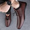 Stylish Casual Leather Shoes Men Luxury Brand for Men Driving Shoes Male Comfortable Sneakers Classic Lace-Up Mens Slip on Shoes