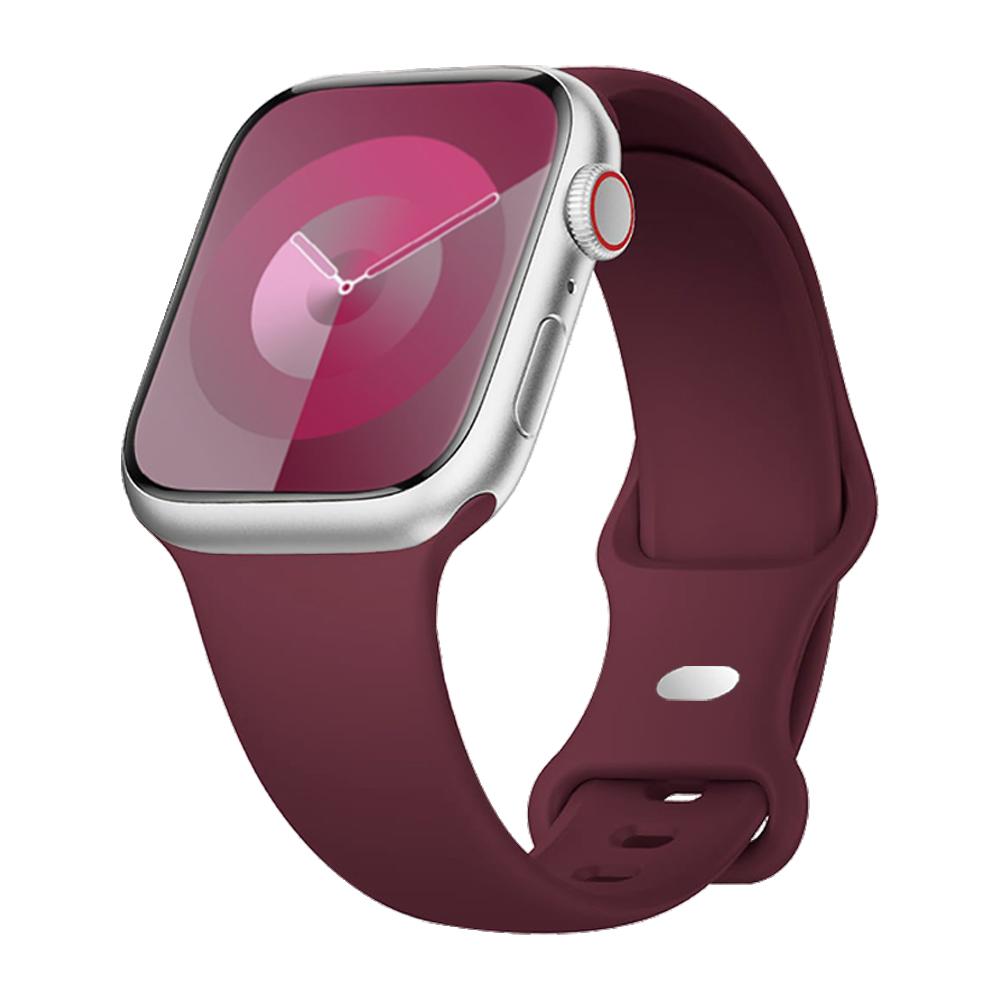 Band for apple watch strap 44mm 40mm 45mm 49mm 41mm 42mm silicone correas bracelet iwatch series 6 7 8 9 ultra 2 se 3 10 11 46mm