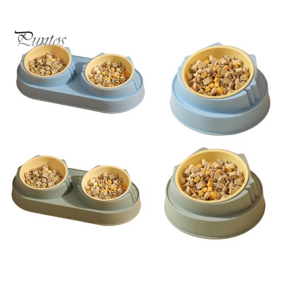 Futternapf für Haustiere, erhöhter Einzel-/Doppelnapf für Hunde, auslaufsicher, rutschfest, Futterspender für Katzen, Futter- und Wassernapf für Hunde, Katzen, Kätzchen