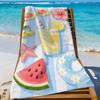 Summer Vibes Towel Quick Drying Beach Towels Are Suitable For Swimming Pools Camping Yoga And The Gym