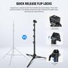 NEEWER BASICS Smartphone Tripod Camera Tripod 167cm Metal Portable with Remote Control Smartphone Holder Smartphone Holder Mount for Video TS03 &