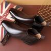 Men'S Classic Retro Chelsea Boots Men Fashion British Style Short Ankle Boot Mens Casual High-Top Leather Boots