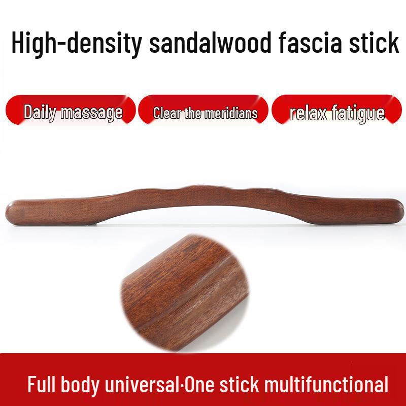 Santalová masážní tyčinka: Univerzální škrábka na záda a meridiánová tyč