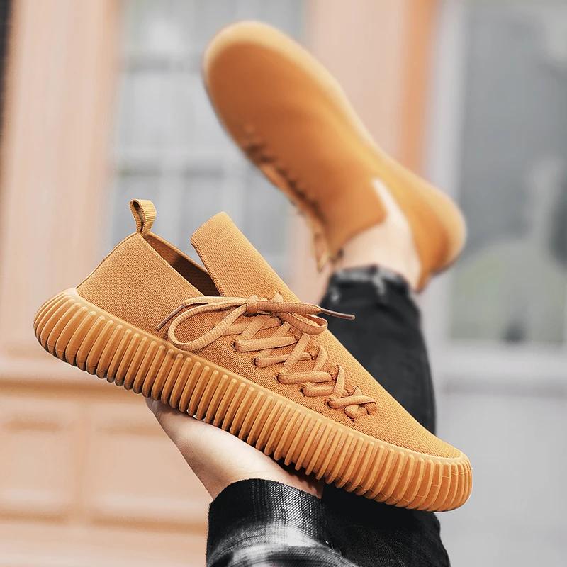 2026 Autumn New Men Shoes Brown/Black Men's Sneakers Chunky Men Shoes Heighten Fashion Casual Plus Size Zapatillas Tennis Shoes