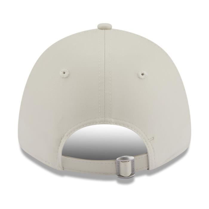 Casquette Femme - New Era - 9Forty - Simili Cuir - New York Yankees - Stone