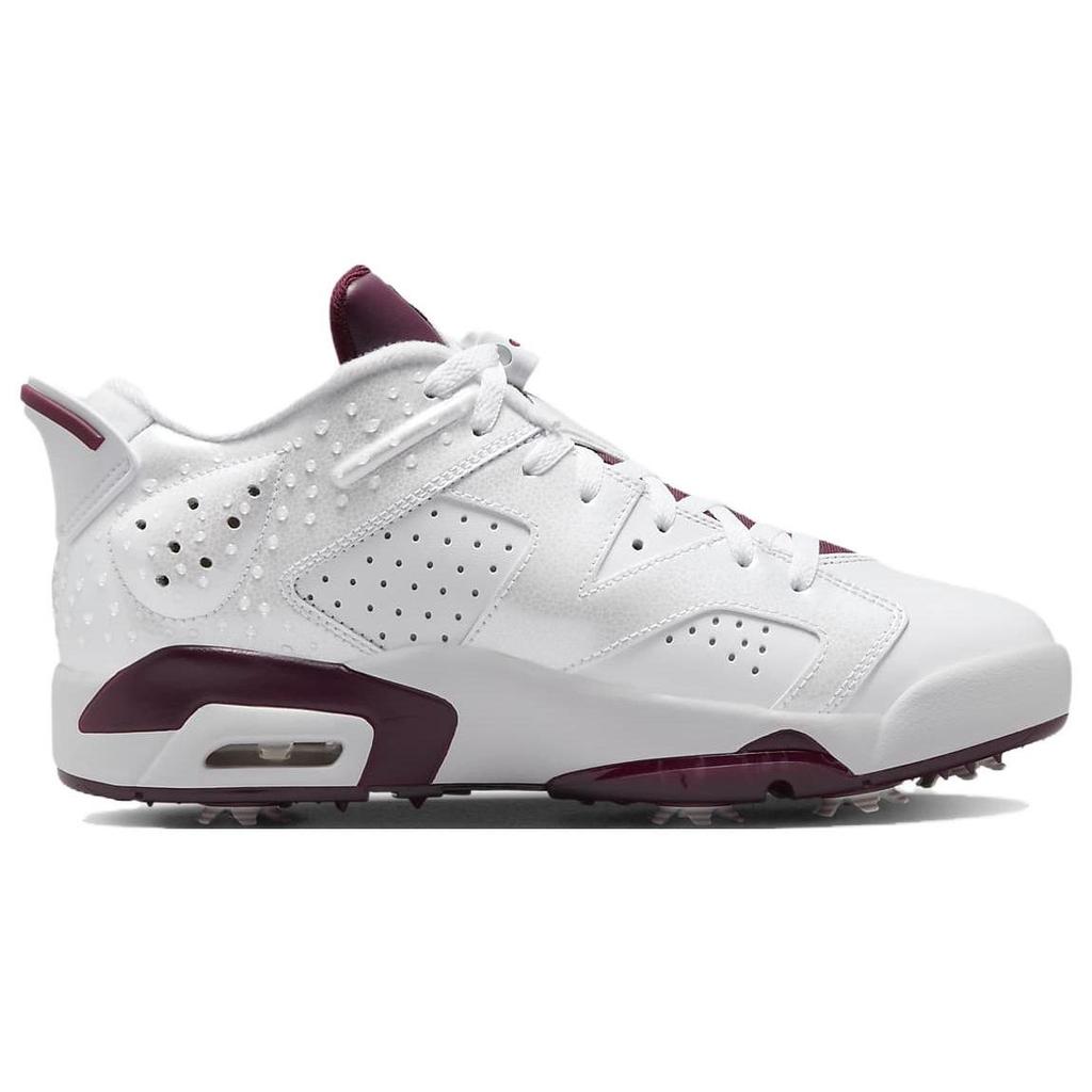 Air Jordan 6 Retro Low Golf NRG Bordeaux Unisexowe Sneakersy Białe DV6796-116