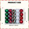 40Pcs Christmas Ball Ornaments Decorations Crafts Decorative Shatterproof Home Decor Baubles for