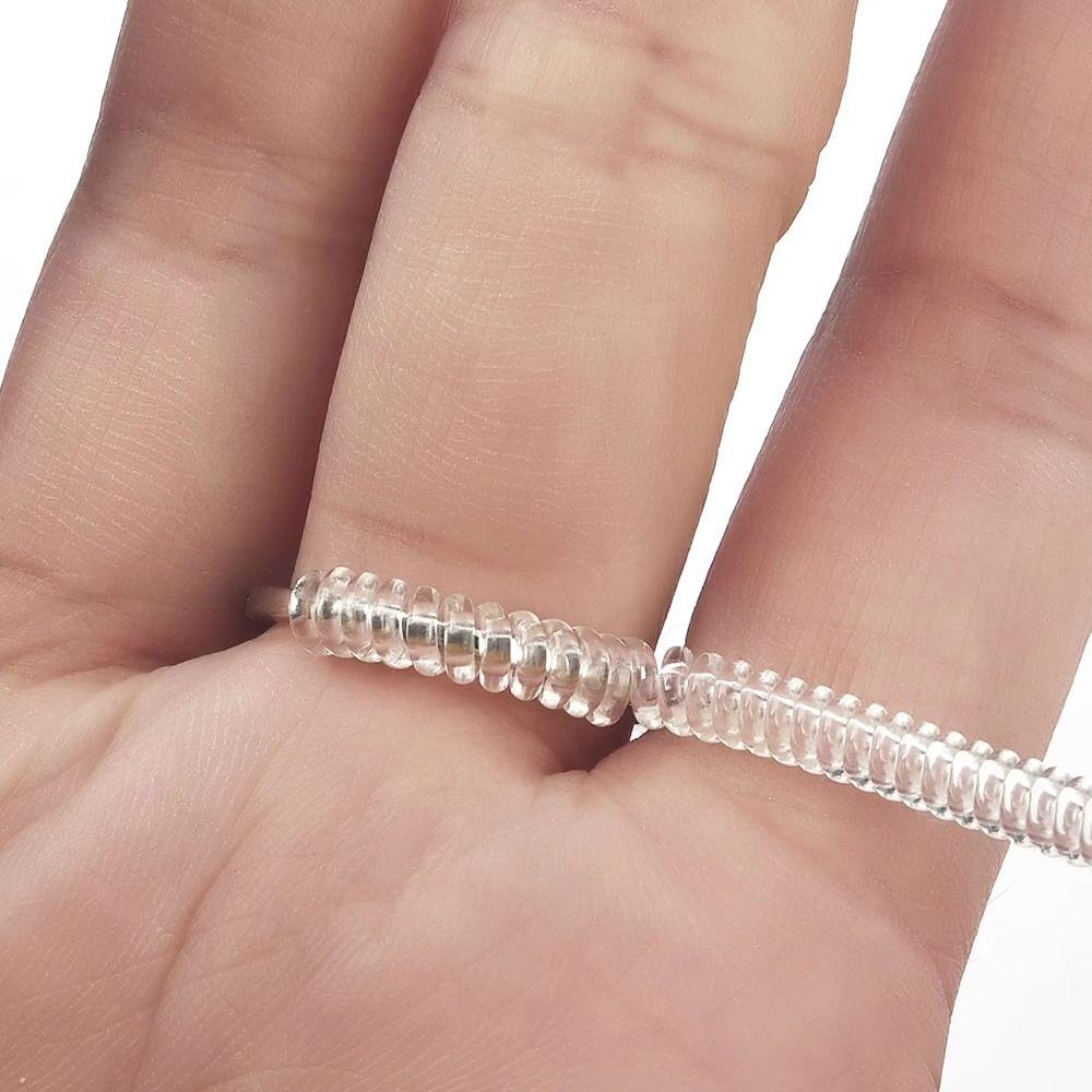 12Pcs Set Adjustment Tool Ring Size Adjuster Spiral Base Ring Winding Wire Ring Guard Tightener  Men