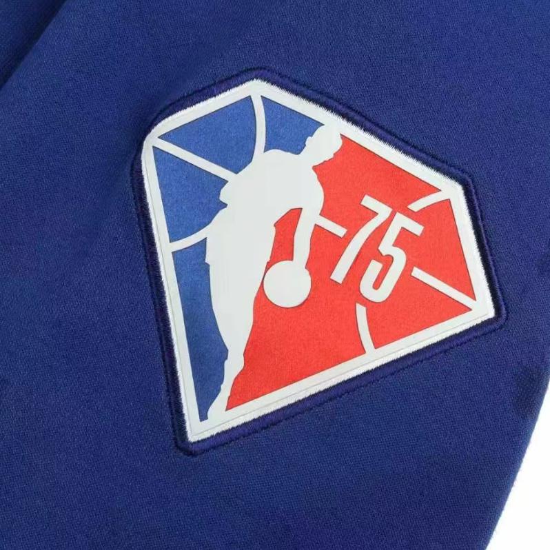 Nike X Veste de jeu NBA Dri-Fit Quick Change avec capuche et fermeture éclair Vestes pour enfants Bleu 3Z2B7FEKU-CLI