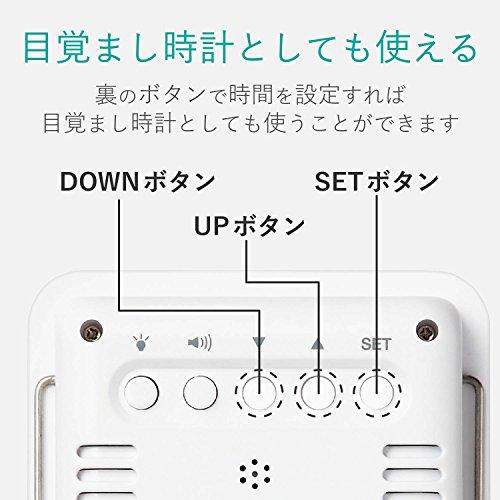 ELECOM OND-03WH Digital Thermo-Hygrometer with Heatstroke and Virus Prevention Alarm, Compact Size, White